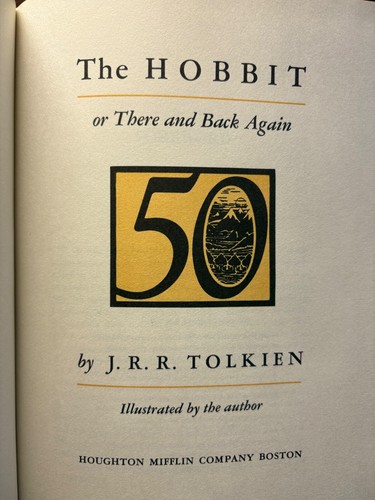 The hobbit jrr tolkien 50th - tolkien,