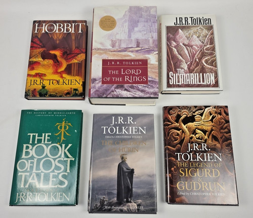 Jrr tolkien book lot - jrr, hc