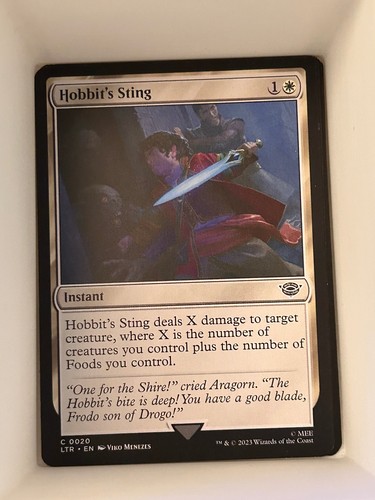 Hobbit sting the lord of - 20,