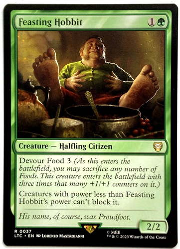 Mtg feasting hobbit tales - feasting,